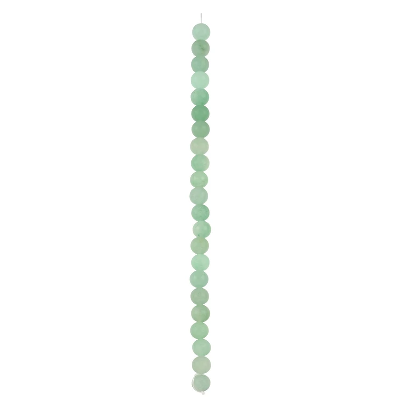 Green Matte Aventurine Round Beads, 7.5mm by Bead Landing™