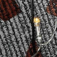 35" Black LED Jack-O-Lantern Halloween Garden Stakes