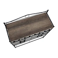 Household Essentials Victoria 8-Drawer Dresser with Shelf