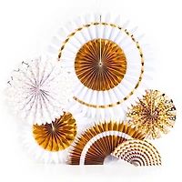 Gold Print Rosette Décor Kit by Celebrate It™