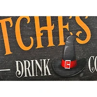 24" Halloween “Witches Brew" Wood Wall Sign