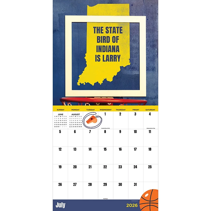 2026 Home: Indiana Wall Calendar