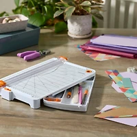 Fiskars® SureCut™ Deluxe Trimmer with Built-In Storage