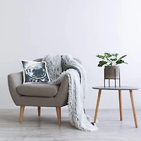 Stupell Industries Astronaut Pug Dog Outer Space Helmet Throw Pillow, 18" x 18"