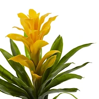 15" Bromeliad Artificial Flower (Set of 4)