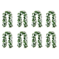 8 Pack: 6ft. White Hydrangea Chain Garland by Ashland®