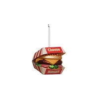 3.25" Cheeseburger Glass Ornament by Ashland®