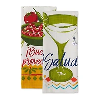 DII® Verano de Fiesta Recipe Dishtowel Set