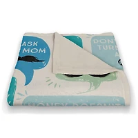 Dad Phrases Coral Fleece Blanket