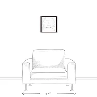 Blessed by Every Moment 12" x 12" Black Framed Canvas