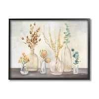 Stupell Industries Autumn Wildflower Farmhouse Bouquets Rustic Floral Painting Framed Wall Art