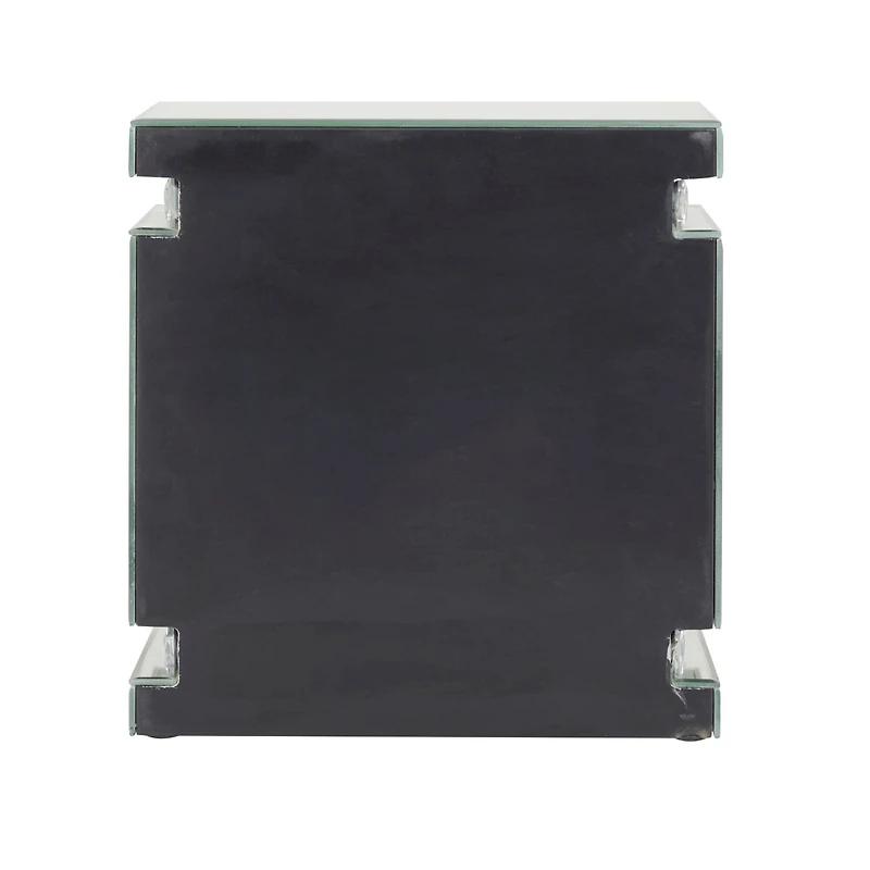 Silver Glam Jewelry Box, 11" x 8" x 11"