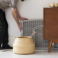 IRIS® Gray 4-Panel Pet Playpen with Door