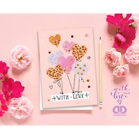 Diamond Dotz® Love Balloons Diamond Painting Greeting Card Kit