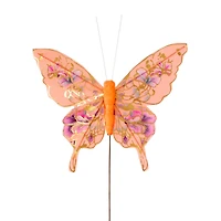 Decorative Fabric Butterfly Accents