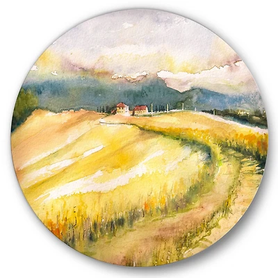 Designart - Golden Fields of Tuscany Italy
