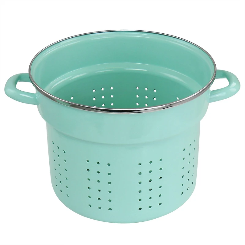 Martha Stewart 8qt. Aqua Dual Stock Pot & Steamer Set