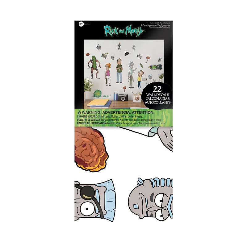 RoomMates Rick and Morty Peel & Stick Wall Decals