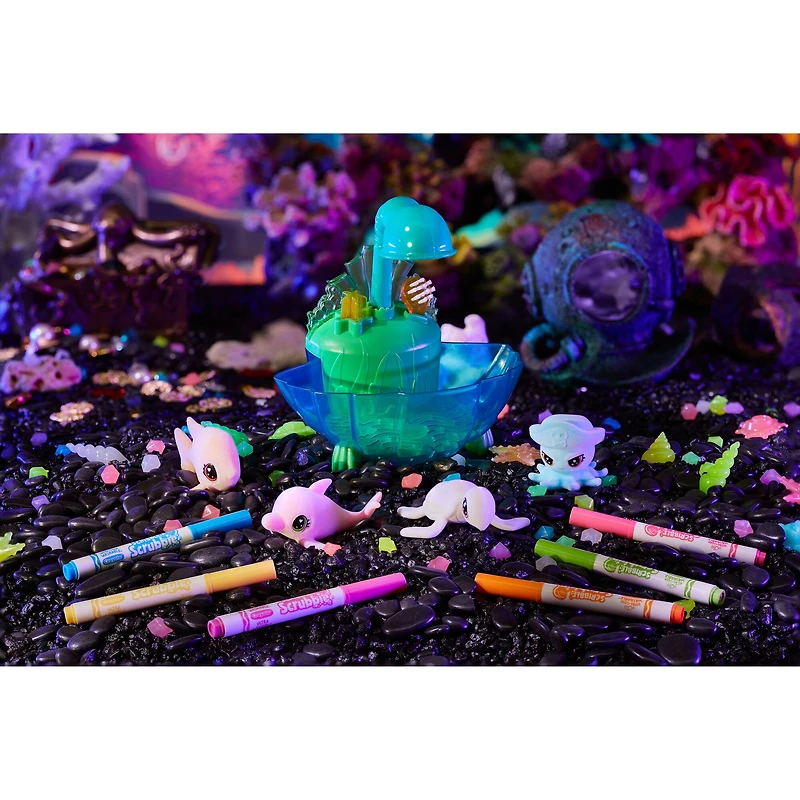 Crayola® Scribble Scrubbie Ocean Pets Glow Lagoon Playset