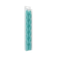 10" Unscented Twist Taper Candles
