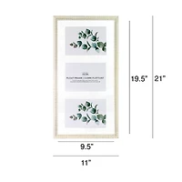 10" x 20" White Wooden Alexandria Float Frame by Studio Décor®