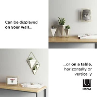 Umbra Matte Brass Prisma Picture Frame