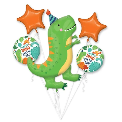 Dinosaur Dinomite Party Foil Balloon Bouquet