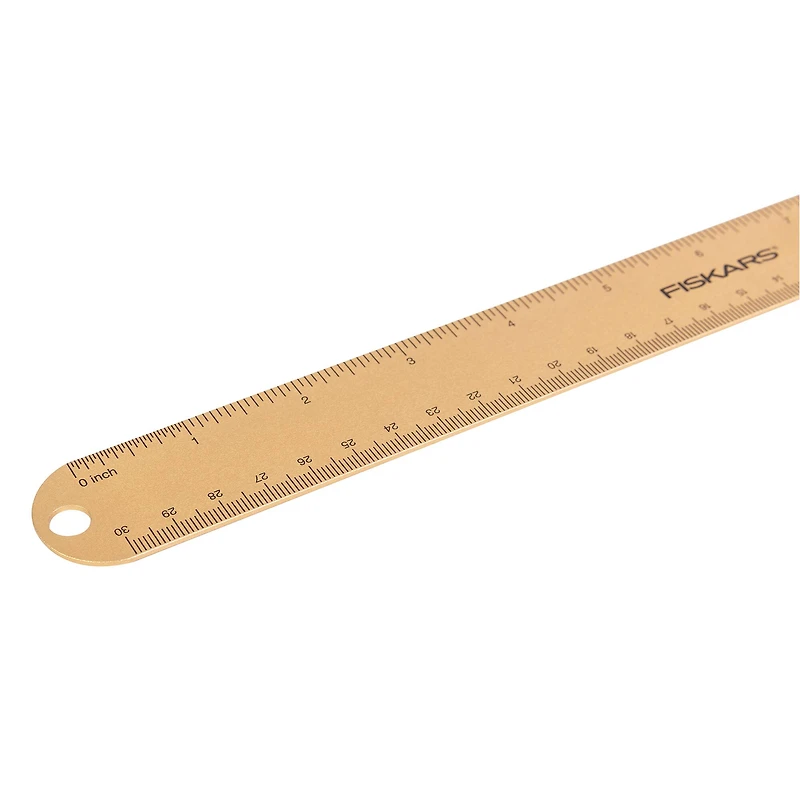 Fiskars® 12" Rose Gold Metal Ruler