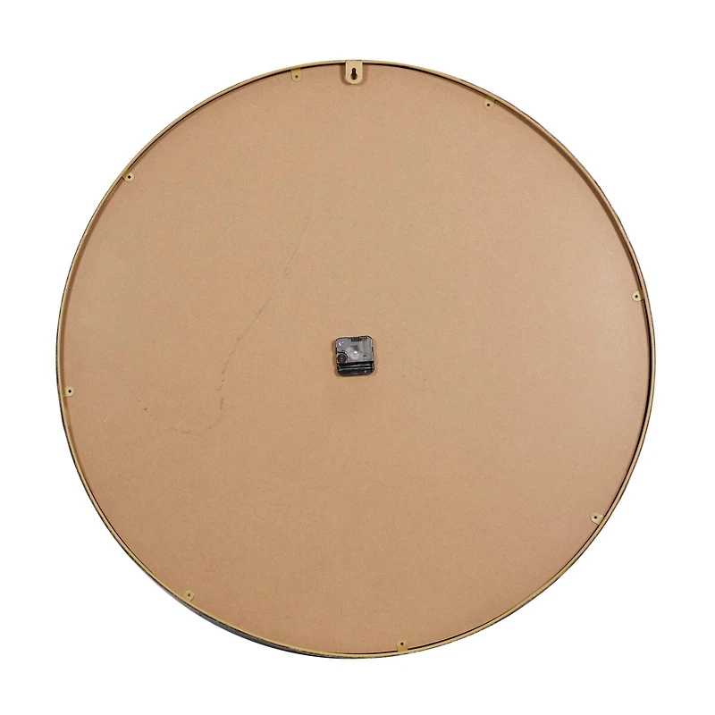 Black Speedometer Style Round Metal Wall Clock