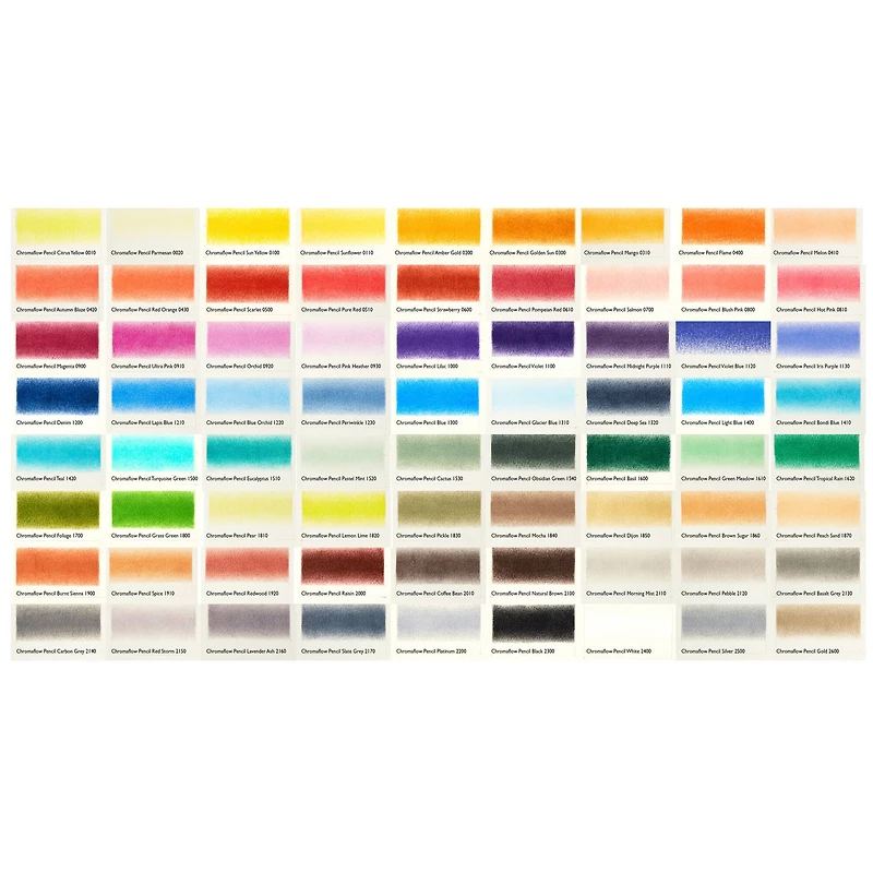 Derwent® Chromaflow 72-Pencil Set