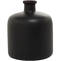 The Novogratz Black Glass Vase 10" x 10" x 12"