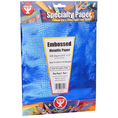 Hygloss® Embossed Metallic Paper