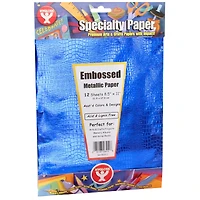 Hygloss® Embossed Metallic Paper