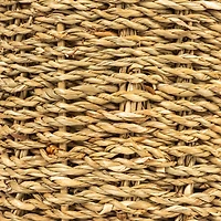 Hello Honey® 11.5" Natural Round Seagrass 4-Section Caddy