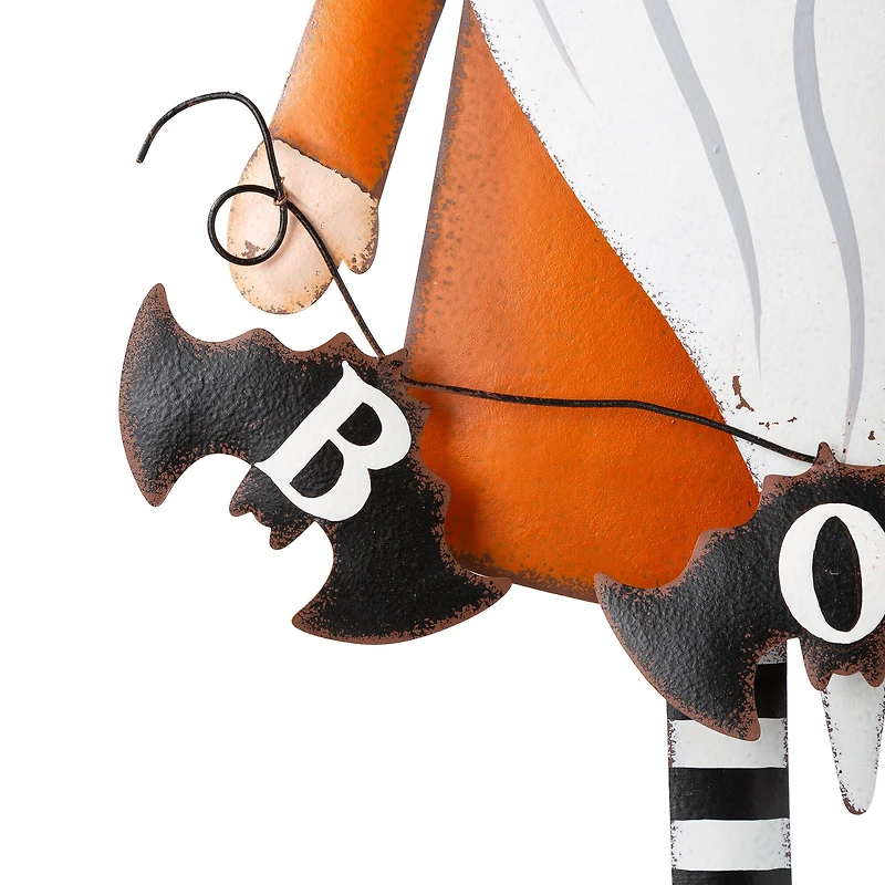 Glitzhome® 36" Metal Halloween Gnome Yard Stake