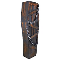 6ft. Animated & Musical Chained Shaking Coffin Halloween Decoration