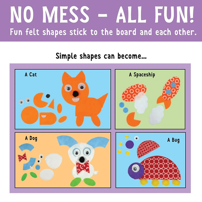 Creativity for Kids® Fun Felt Shapes