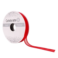 3/8'' x 5yd. Sheer Satin Ribbon by Celebrate It