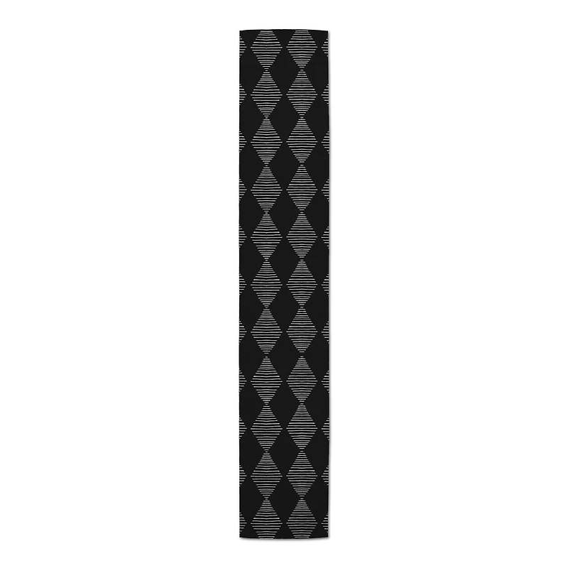 Line Diamonds Indoor/Outdoor Table Runner