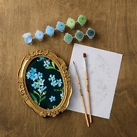 Blue Flowers Paint-by-Number Framed Mini Kit by Artist's Loft®