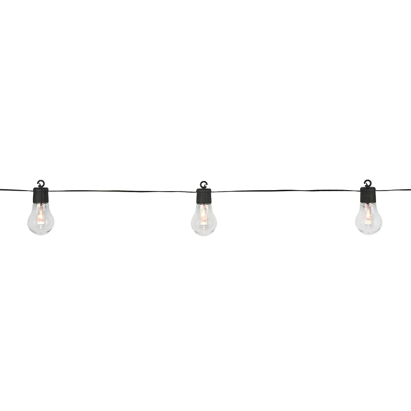 12ct. Warm White LED Shatterproof Edison Bulb String Lights by Ashland®