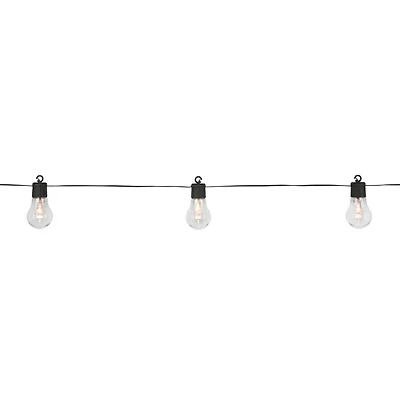 12ct. Warm White LED Shatterproof Edison Bulb String Lights by Ashland®