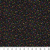 Fabric Traditions Multicolored Polka Dots Cotton Fabric