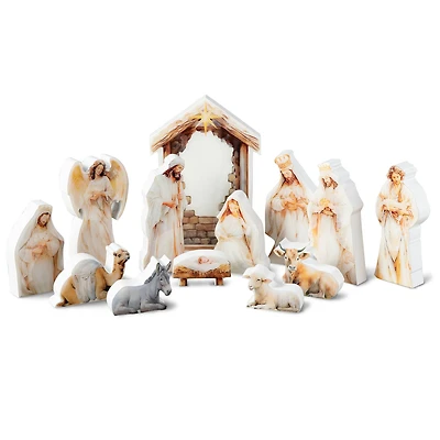Glitzhome® Christmas Nativity Figurine Set