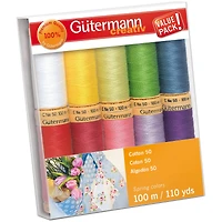 Gütermann Spring Cotton 50 Thread Set, 10ct.