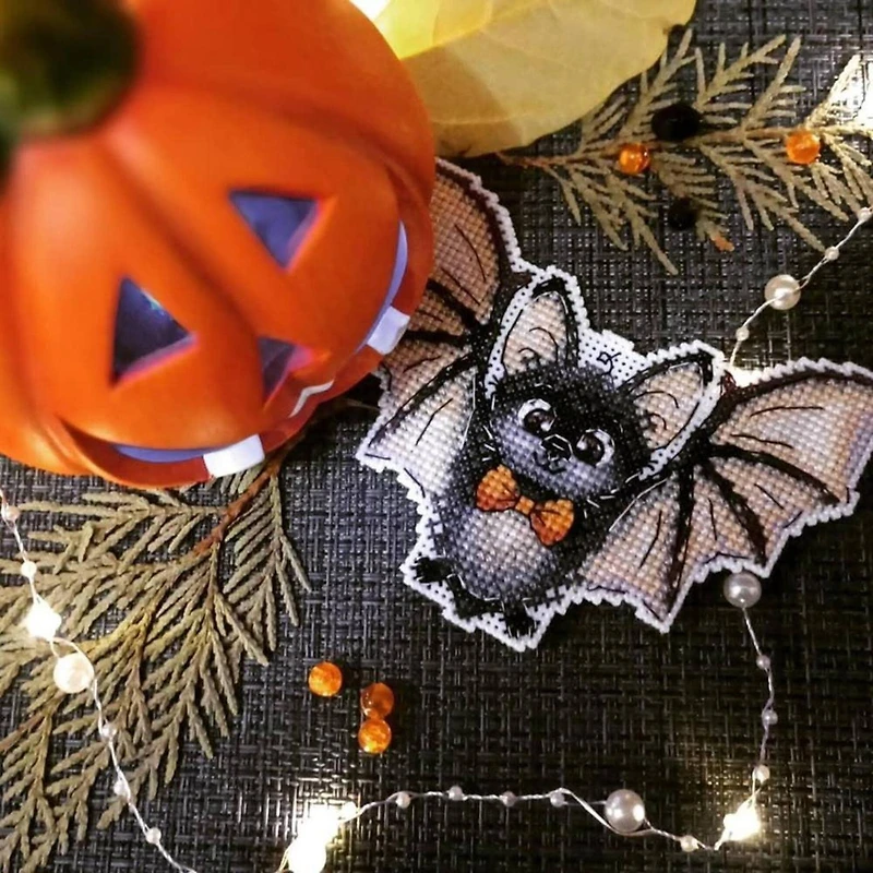 MP Studia Flying Gentleman Plastic Canvas Counted Cross Stitch Kit