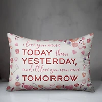 Love Quote Shiplap Throw Pillow, 14" x 20"