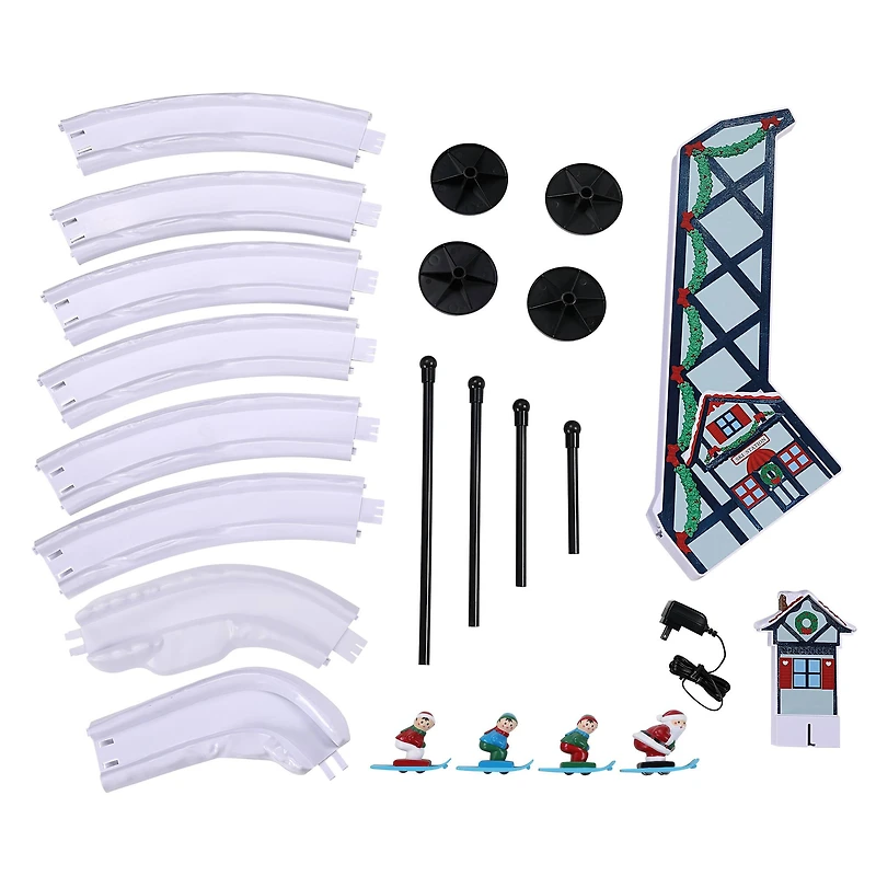 Mr. Christmas 47" Animated & Musical Santa's Ski Slope