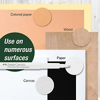 Faber-Castell® PITT® White Calligraphy Artist Pen