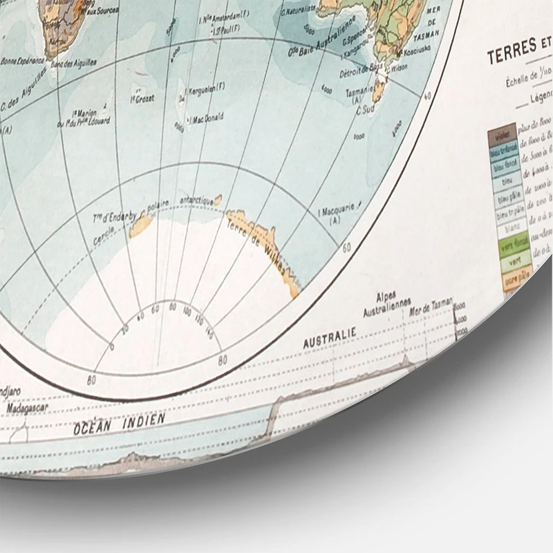 Designart - Ancient Map of The World II